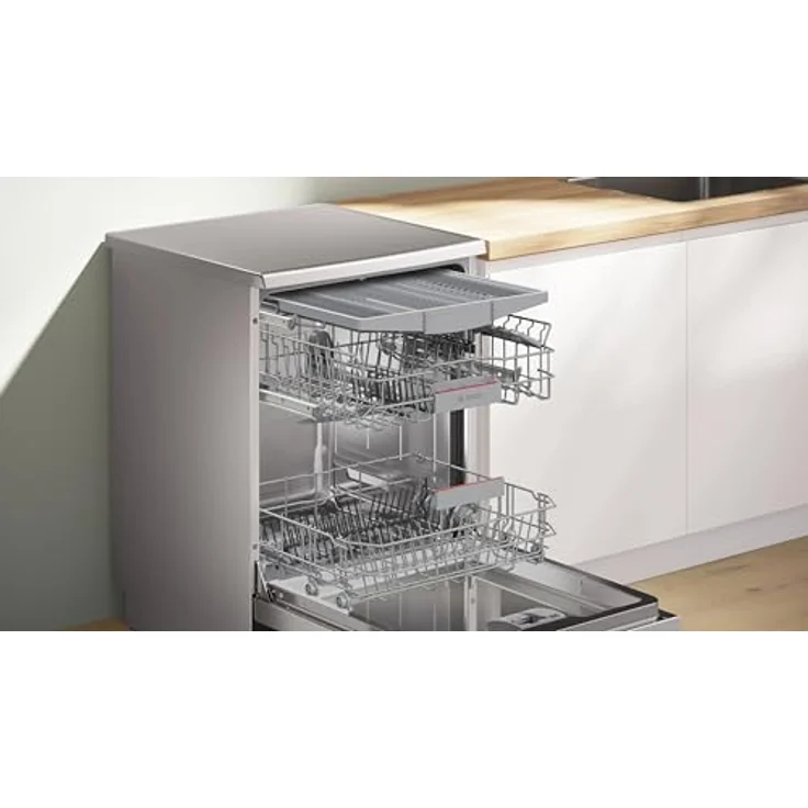 Bosch Serie 4 SMS4HMI09E, Freistehender Geschirrspüler, Edelstahl, 14 Maßgedecke, Standardgröße (60 cm) – Bild 5