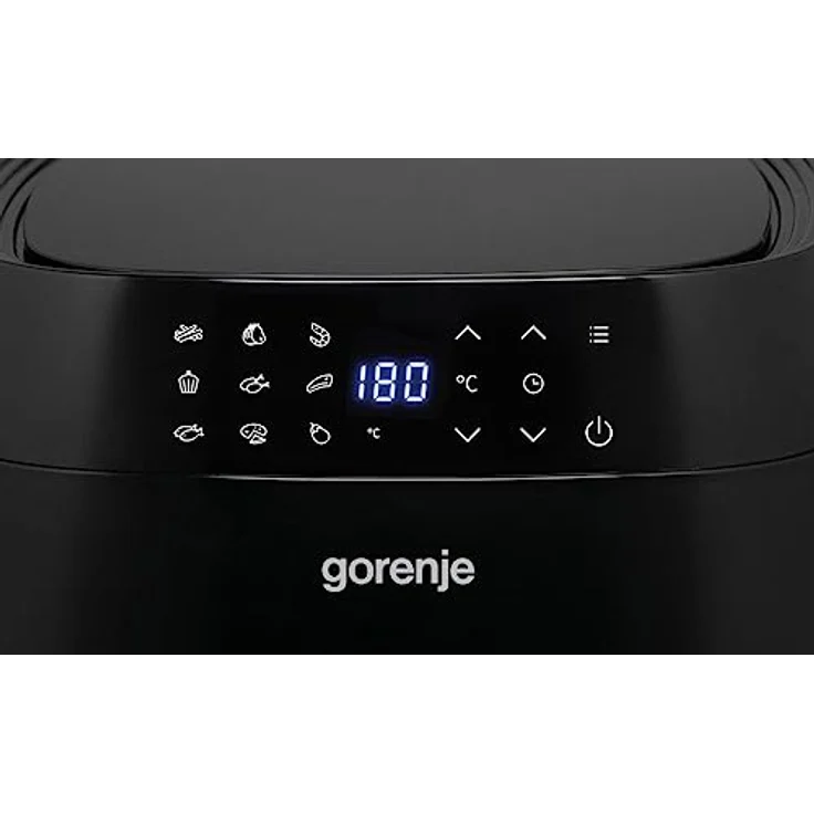 Gorenje AF1409DB SW Heißluftfritteuse, ohne Öl, 3.2 Liter Fassungsvermögen, 1400 Watt, schwarz, Kunststoff, Metall – Bild 5