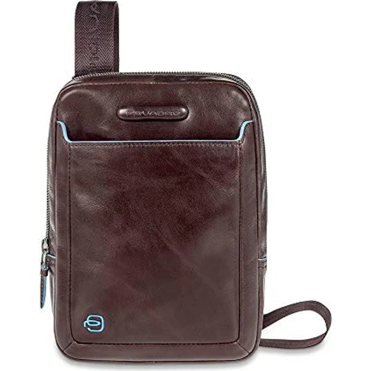 Piquadro Organisiertes Schultertaschenbuch mit 3 Fächern für iPad Mini/ipadmini, Mahagoni, Einheitsgröße – Bild 1