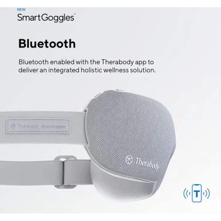 SmartGoggles von Therabody, beheiztes Augenmassagegerät, 3 Modi für Migräne und Schlaf, Augenmassagegerät. – Bild 4
