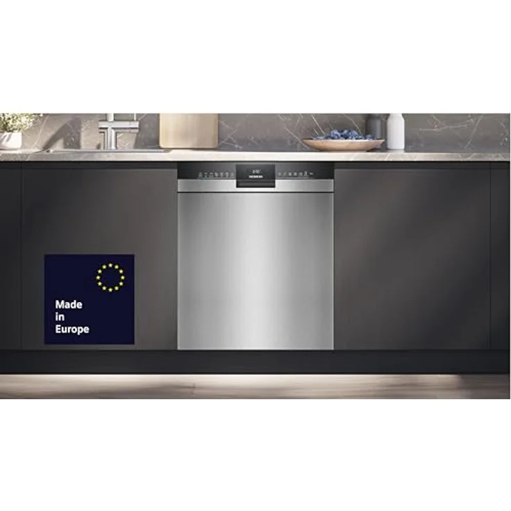 Siemens SN43HS11TE, Unterbaugeschirrspüler mit 6 Programmen, Home Connect-App, aquaStop, 13 Maßgedecke – Bild 2