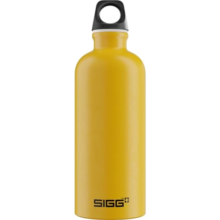 Sigg Unisex – Erwachsene Mustard Touch Wasserflaschen, Gelb, 0.6 – Bild 2