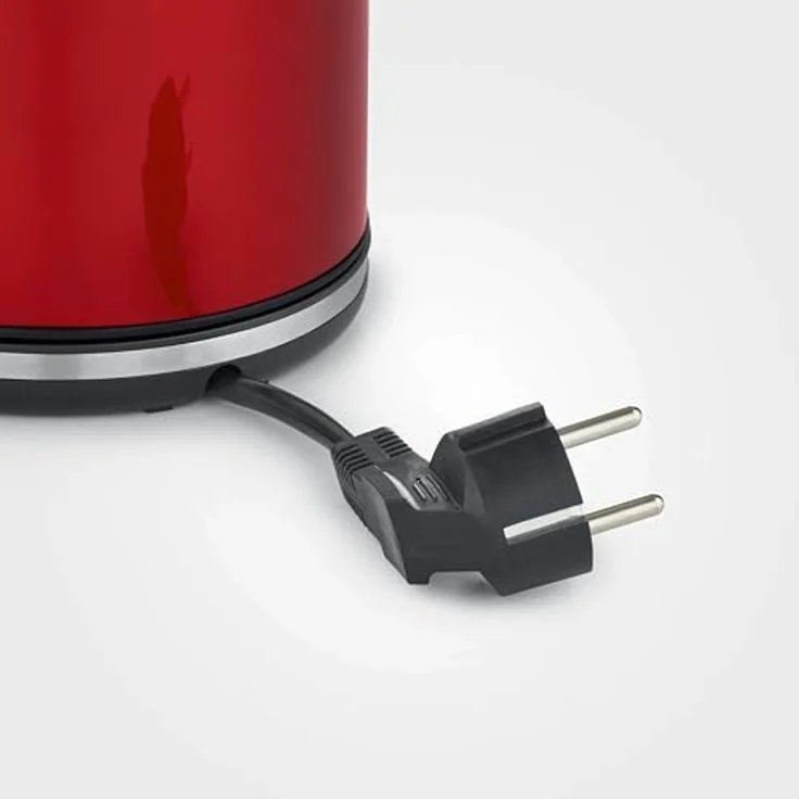 SEVERIN Wasserkocher 1L, Edelstahl, elektrischer Wasserkocher mit XXL-Öffnung, Kalkfilter & 2.400 W Leistung, schwarz – Bild 4