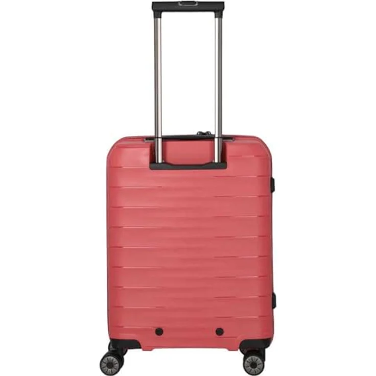 Travelite MOOBY 4-Rad Hartschalen Handgepäck Koffer klein, 39 Liter, rot, TSA Schloss, 55 x 40 x 20 cm, 2,3 kg, recyceltes Material – Bild 2