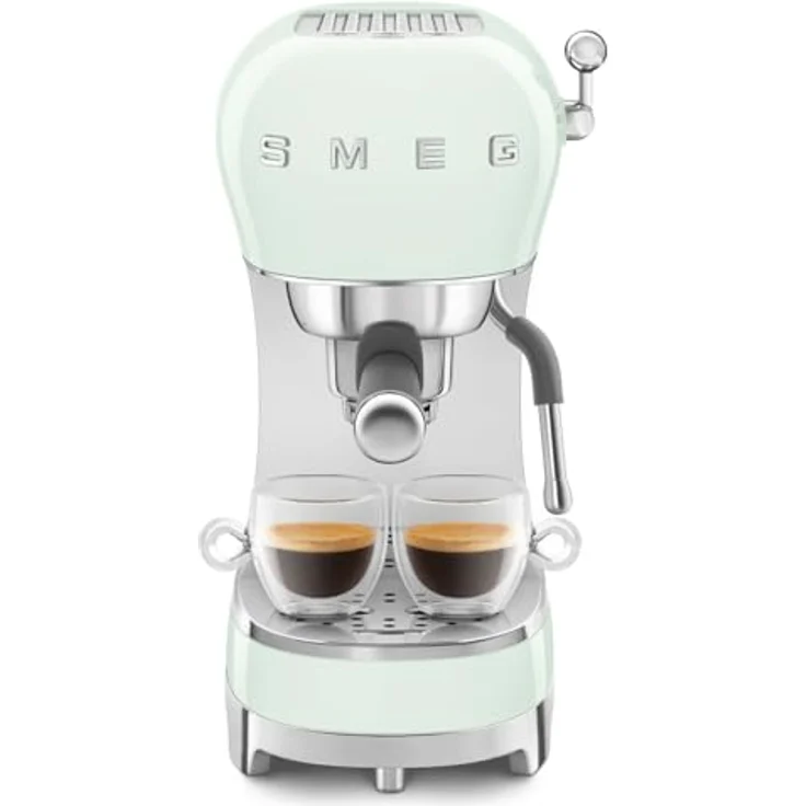 Smeg ECF02PGEU Siebträger Espresso-/Kaffeemaschine Pastellgrün, Siebträgermaschine, Grün – Bild 5