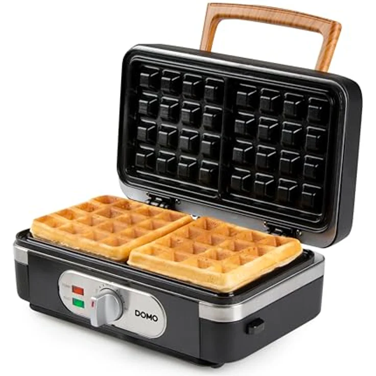 Domo Sandwichmaker DO9278C, 3-in-1 Croque-Waffel-Grill mit PFAS-freien keramischen Platten, inky black – Bild 3