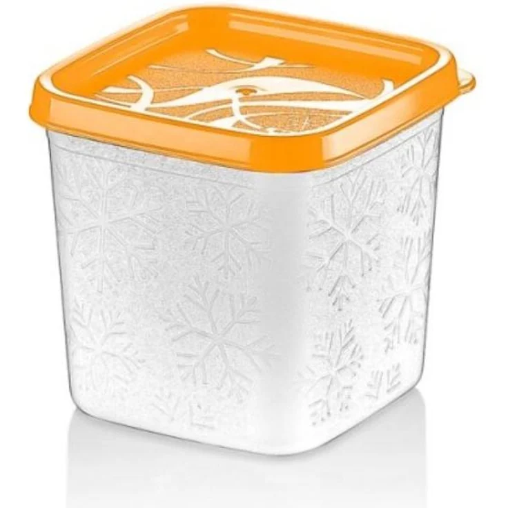 Bahama Aufbewahrungsdose Alaska mit Schnell-Gefrier-Funktion, 380 ml, orange, BPA-frei und spülmaschinengeeignet
