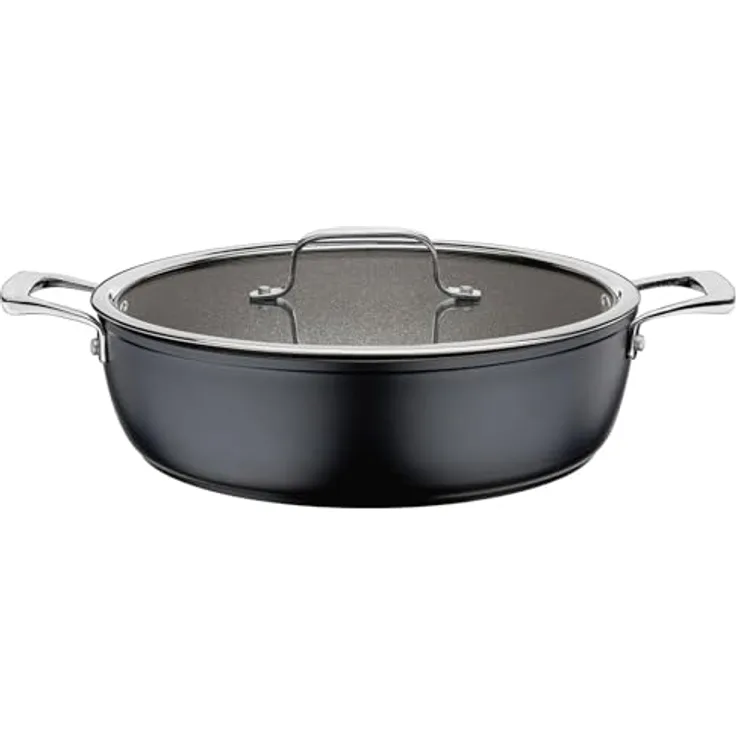Spring Meridan Intense Pro Antihaft-Kasserolle aus recyceltem Aluminium mit Deckel, 27,9 cm, professionelle Qualität 4 Quart, Vollinduktionsboden