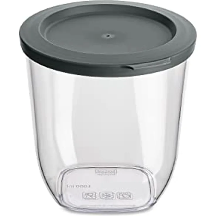 Koziol Storage Container Connect Dry Storage S, 1 l, luftdicht, stapelbar, BPA-frei, 100 % CO2-neutral