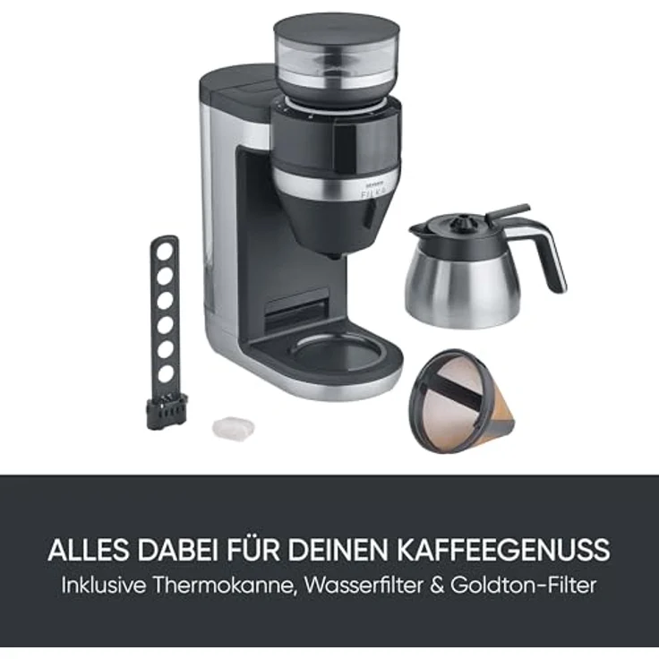 Severin KA 9695, Vollautomatische Filterkaffeemaschine mit isolierter Kaffeekanne, Schwarz – Bild 10