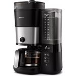 Philips All-in-1 Brew HD7888/01 Filter-koffiezetapparaat, Filterkaffeemaschine, Schwarz, Silber
