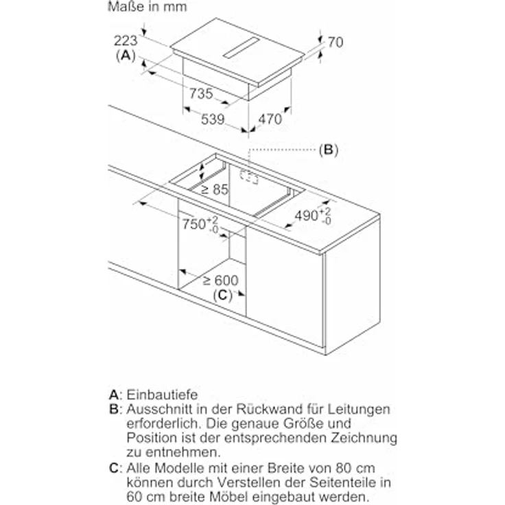 Siemens SIEM Induktionskochfeld, Kochfeld, Schwarz – Bild 10