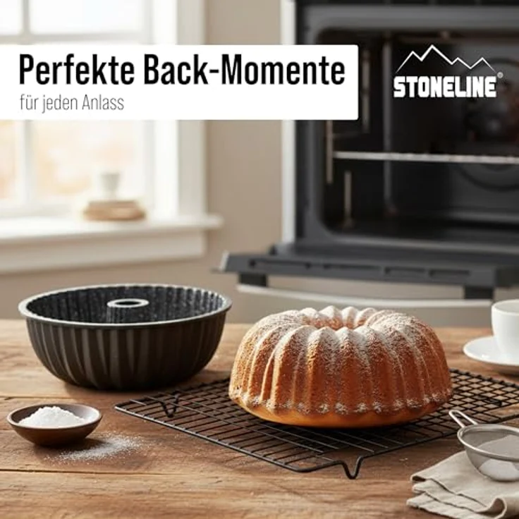 STONELINE Gugelhupf Backform 24,5 cm, antihaft – Bild 8