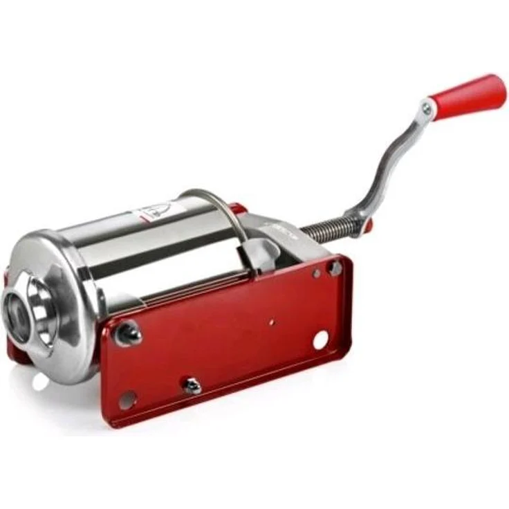 Tre Spade Minnie Manuelle Wurstfüllmaschine, Edelstahl-Fleischwolf mit 3 l Kapazität und Fülltrichtern ø 10-40 mm