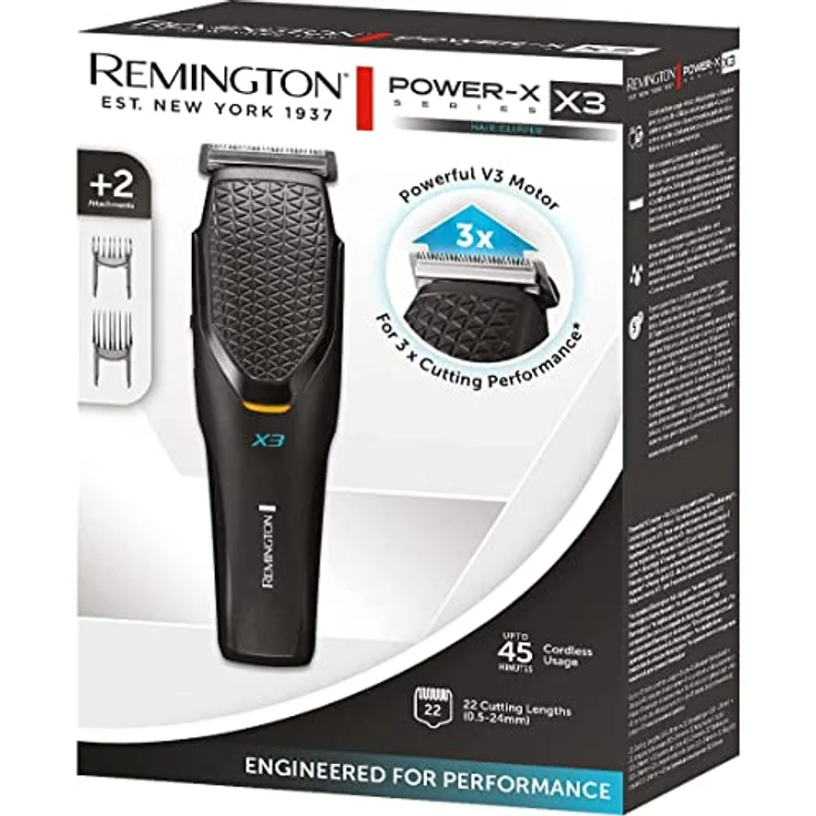 Remington HC3000 Power-X Series X3 Haarschneider Schwarz – Bild 2