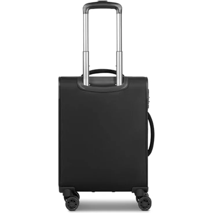 BUGATTI Valencia Soft Kabinen-Koffer, Erweiterbarer Cabin-Trolley 36.5 x 19.5 x 55cm aus hochwertigem Polyester, 35L Volumen, Doppelrolle, für Damen und Herren – Bild 2