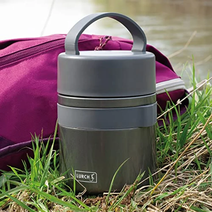 Lurch Iso-Pot, Lunchbox mit Doppelwand-Vakuum-Isolation, grau – Bild 5