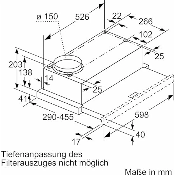 Neff N 30 D46BR12X7, Flachschirmhaube 60 cm, Silbermetallic, mit 2 Leistungsstufen und 2 x 1,5 W LED-Beleuchtung – Bild 6