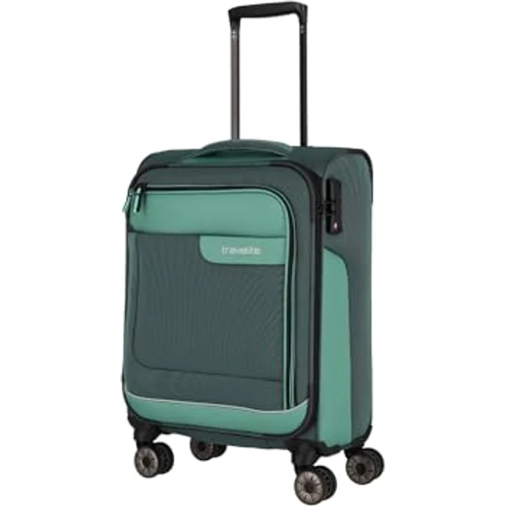 Travelite Koffer Handgepäck Viia 4w Trolley S mit 34 l - Grün – Bild 1
