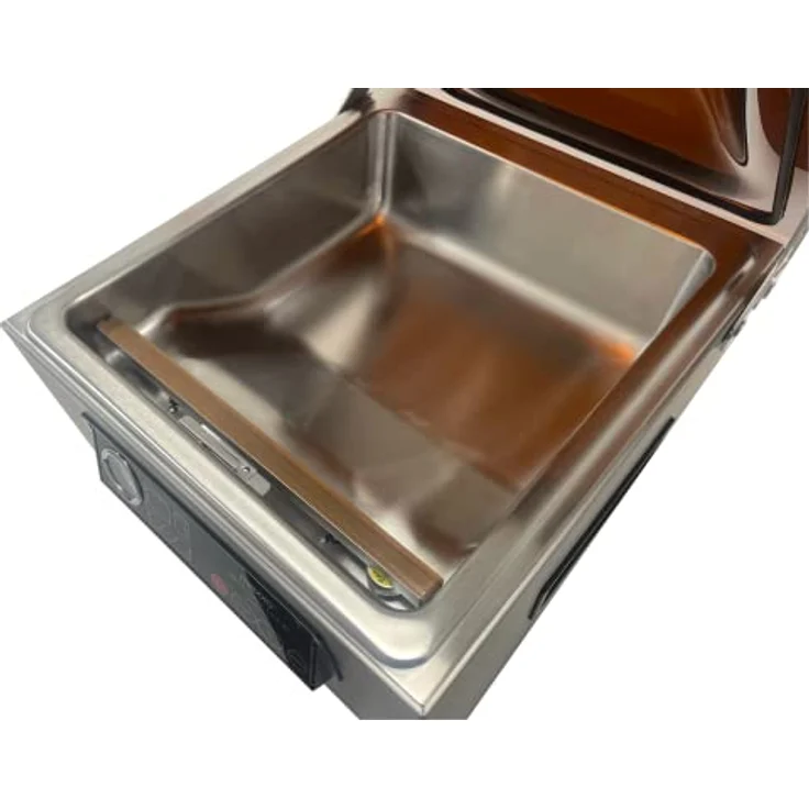 Maxxo VM ChamberLine 90 Gastro Kammervakuumierer 7 l Profi Vakuumierer für Flüssigkeiten Extremleistung 144 l/min. + 30 Stück Vakuumbeutel, Edelstahl – Bild 5