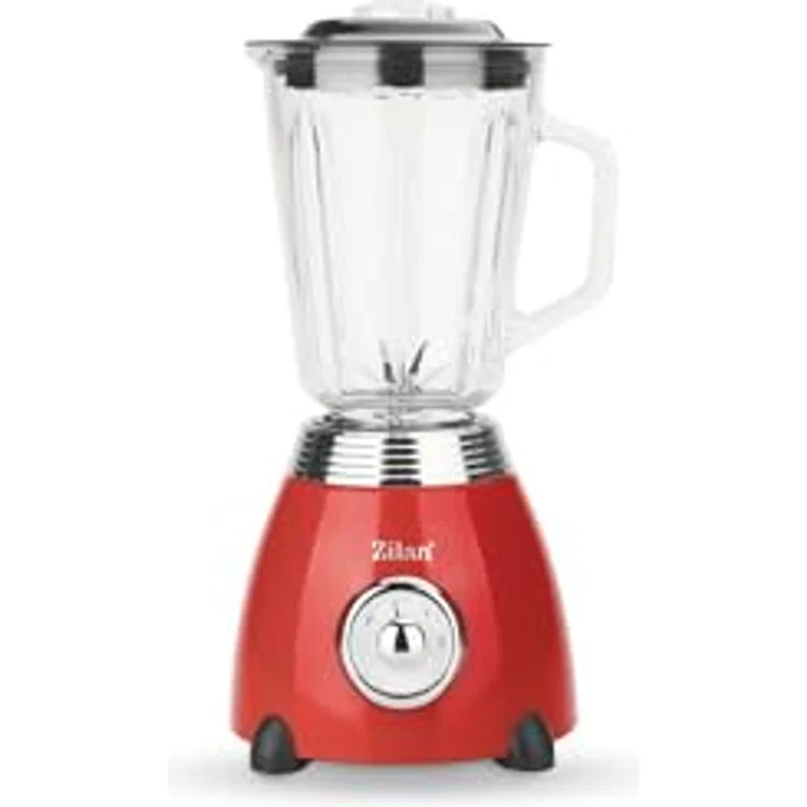 Zilan Standmixer ZLN-7057, 500 W, 1.5 Liter Glas Mixkrug, 6-Fach Messer, 5 Geschwindigkeitsstufen, BPA-Frei, 60er Jahre Retro Look – Bild 2