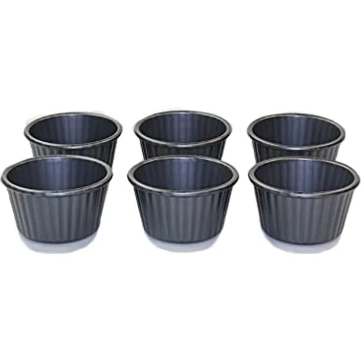 TUPPERWARE UltraPro 175 ml Förmchen (6) grau Bräter Ultra Pro Form Muffin
