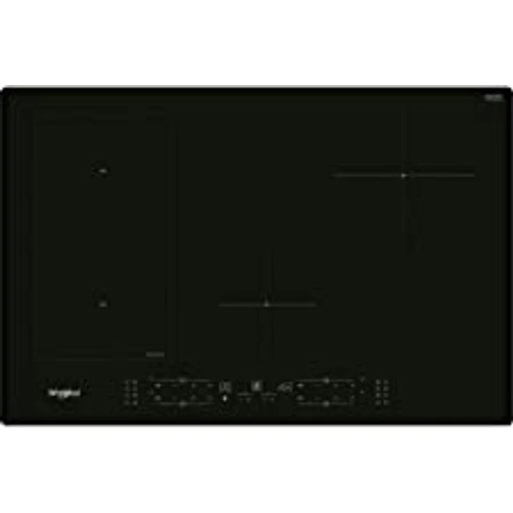 Whirlpool WLB2977NE, Kochfeld 77 cm FlexiCook, 4 Feuerstellen, Booster, schwarz - Preisvergleich – Bild 1