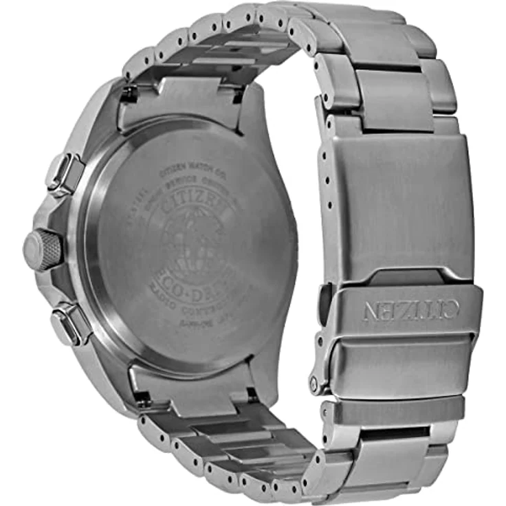 Citizen Armbanduhr Herren Funk Promaster Sky Eco Drive CB5920 86E, Solaruhr, 42 mm, silber – Bild 2