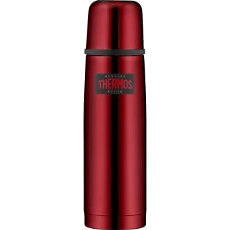 THERMOS Light & Compact Thermosflasche, Edelstahl, Rot, 0,5 Liter – Bild 2