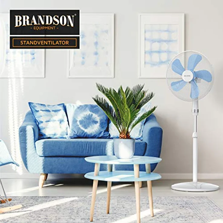 Brandson Standventilator 50 W - Standlüfter 40 cm - Ventilator höhenverstellbarNeigungswinkel 30° – Bild 7