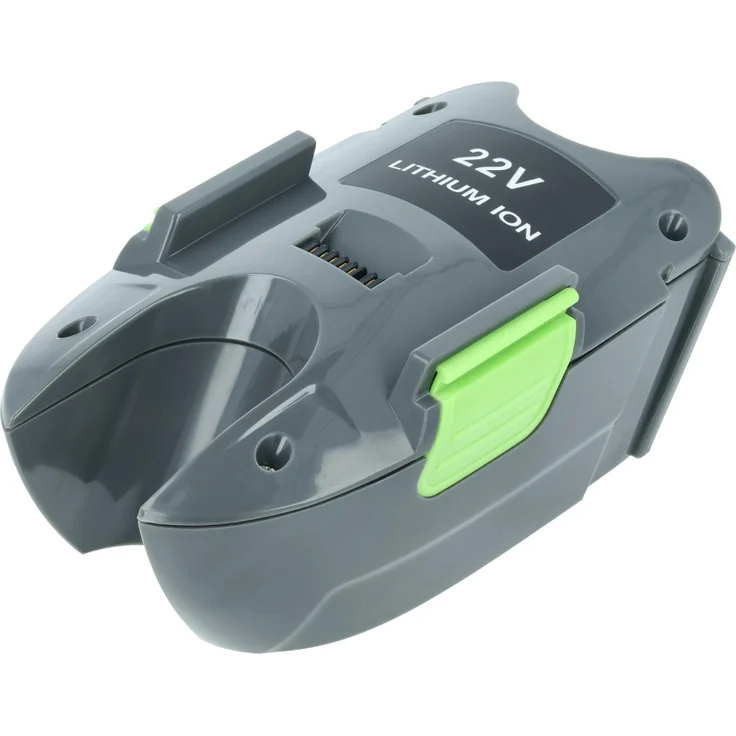 vhbw EXTENSILO Akku Ersatz für Gtech 1301A0002, Li-Ion, 3000 mAh, 22 V, grau/grün