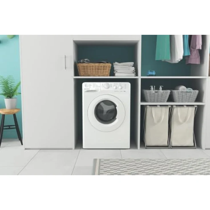 Indesit MTWC 91296 W IT, Frontlader Waschmaschine, 9 kg, A, 1200 RPM, weiß, 75 dB – Bild 6