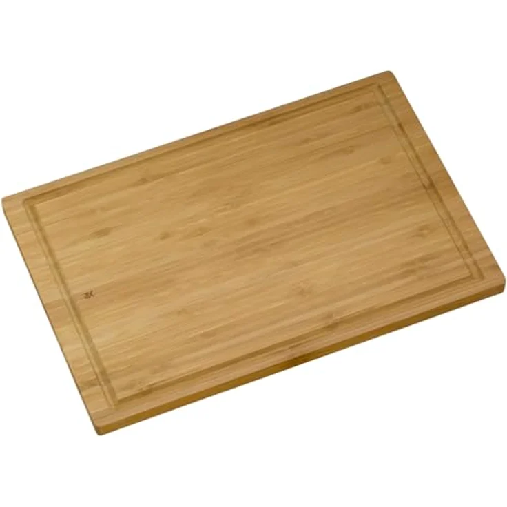 WMF Schneidebrett Bambus natur, 45 x 30 x 1,9 cm, Holzbrett groß - Tranchierbrett mit Saftrille - Küchenbrett klingenschonend – Bild 2