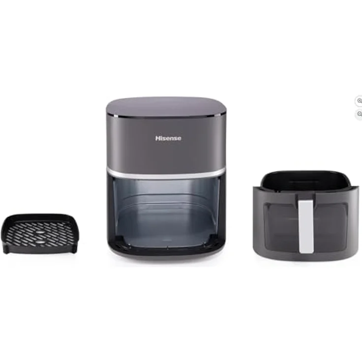 Hisense HAF1900D Heißluftfritteuse Single 7 L 1800 W Schwarz – Bild 8