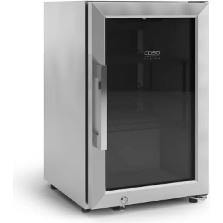 CASO BBQ Deluxe-R Smart, Design Barbecue Cooler mit Digital-Touch-Display, 63 l Innenraum, Edelstahl, Wi-Fi steuerbar, 3 verstellbare Ablagen, abschließbare Tür mit Selbstschließmechanismus – Bild 2