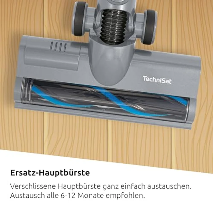 TechniSat Hauptbürste TECHNIMAX AS7, Ersatz-Hauptbürste 210 mm für alle Böden, kompatibel mit TECHNIMAX AS7 – Bild 5