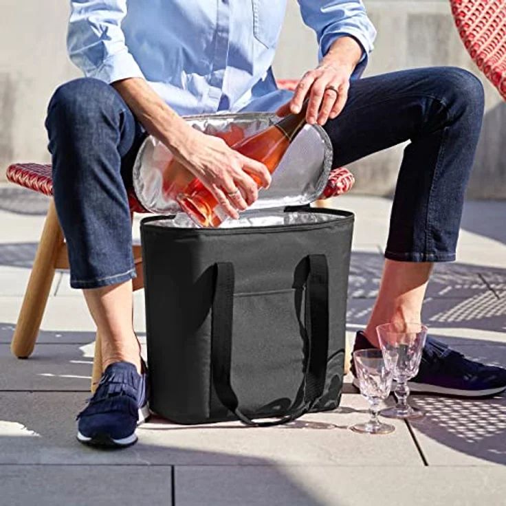 reisenthel THERMOShopper, Kühltasche, 38 x 35 x 16 cm 15 Liter black  – Bild 6