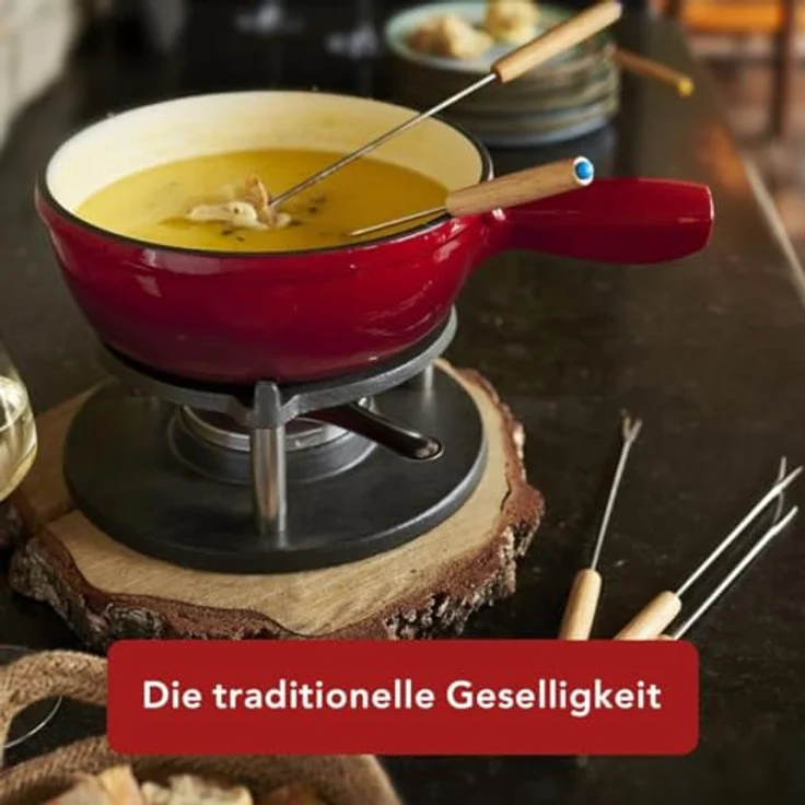 Baumalu 385052 Käsefondue-Set, liertes Gusseisen – Bild 3