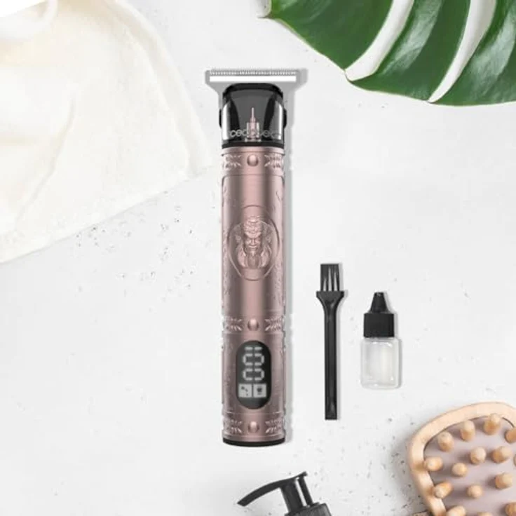 Cecotec Bamba Precisioncare Warrior, Haarschneider mit LCD-Display, 120 Minuten Akkulaufzeit, Silber, One Size – Bild 8