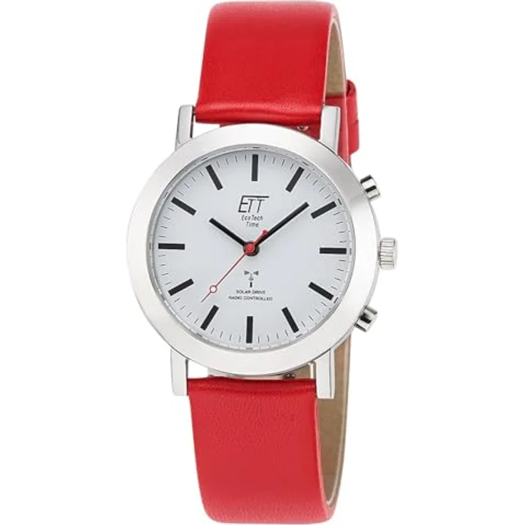 ETT Eco Tech Time Funk Solar Damen Uhr Analog mit Leder Armband ELS-11582-11L – Bild 1