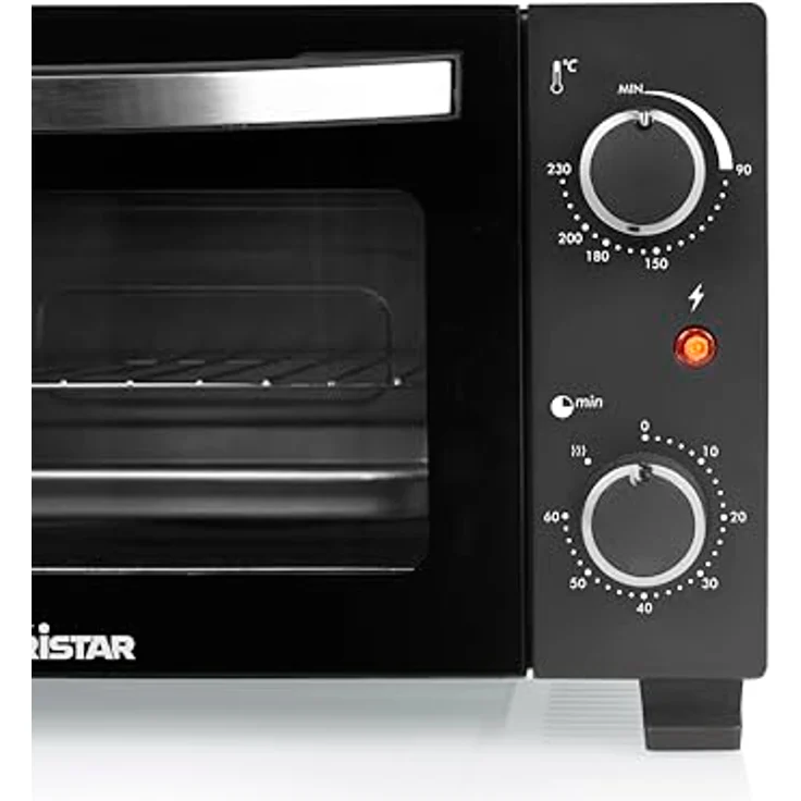 Tristar OV-3610, Kompakter Mini-Ofen mit 10 L, 800 W, Einstellbarem Thermostat und 60-Minuten-Timer – Bild 3