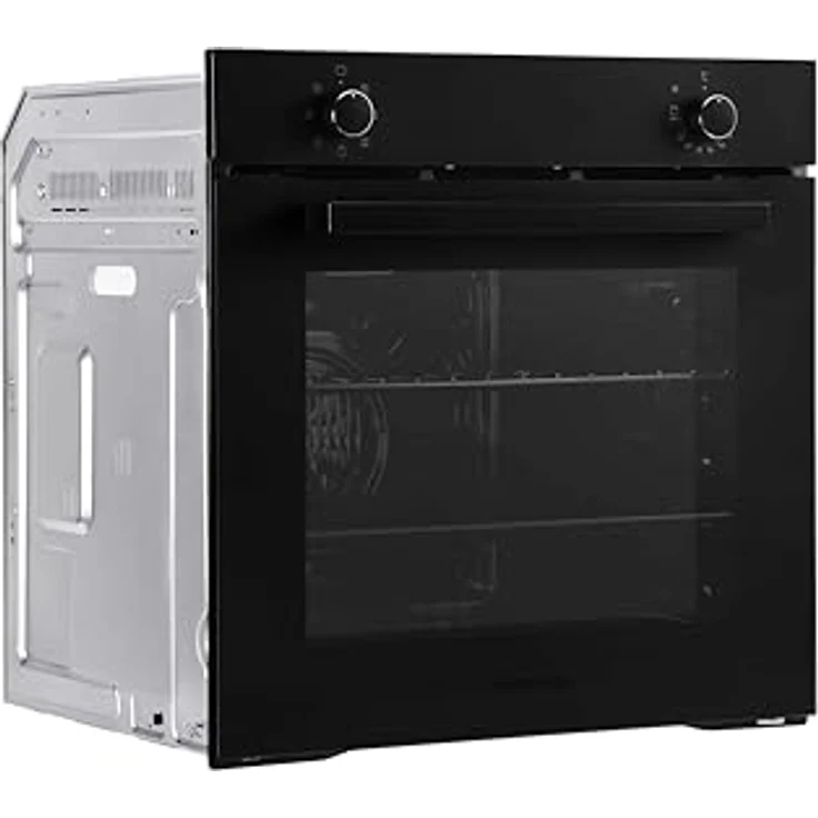 Respekta Einbaubackofen AB121MS-26, autark in matt-schwarzem Design, Energieeffizienzklasse A, 72 Liter, 7 Beheizungsarten, Auftaufunktion, dampfunterstützte Garfunktion – Bild 3
