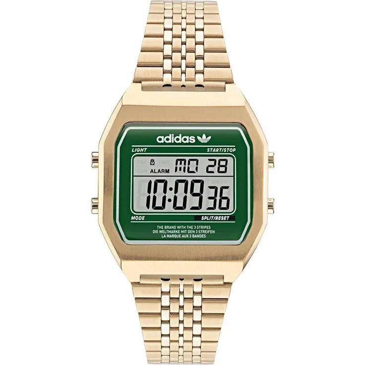adidas Originals Digitaluhr DIGITAL TWO AOST220712I, Quarzuhr mit Edelstahlarmband, unisex Armbanduhr