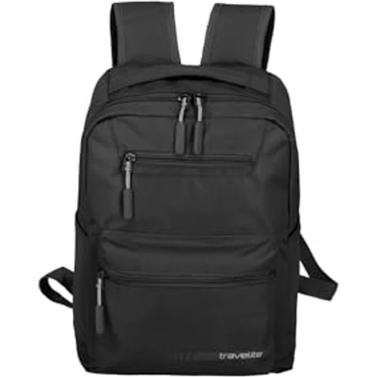 travelite Daypack Kick Off, Polyester mit geräumigem Laptopfach, Schwarz – Bild 2