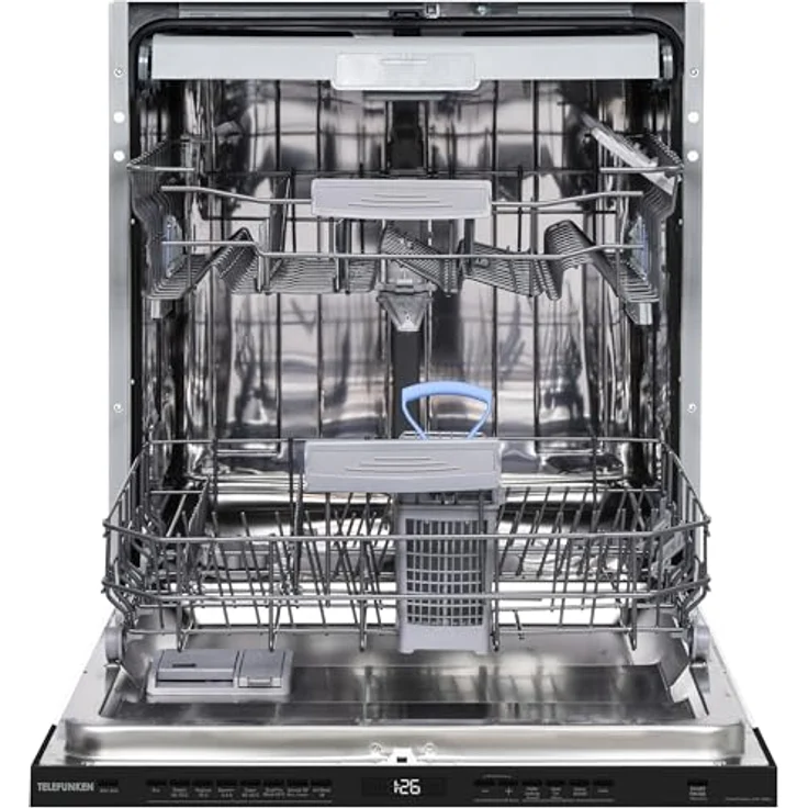 Telefunken GEV6014A Geschirrspüler 60 cm vollintegrierbar, 14 Gedecke, 9 Programme, Aquastop, energieeffizient, leise 44 dB – Bild 10