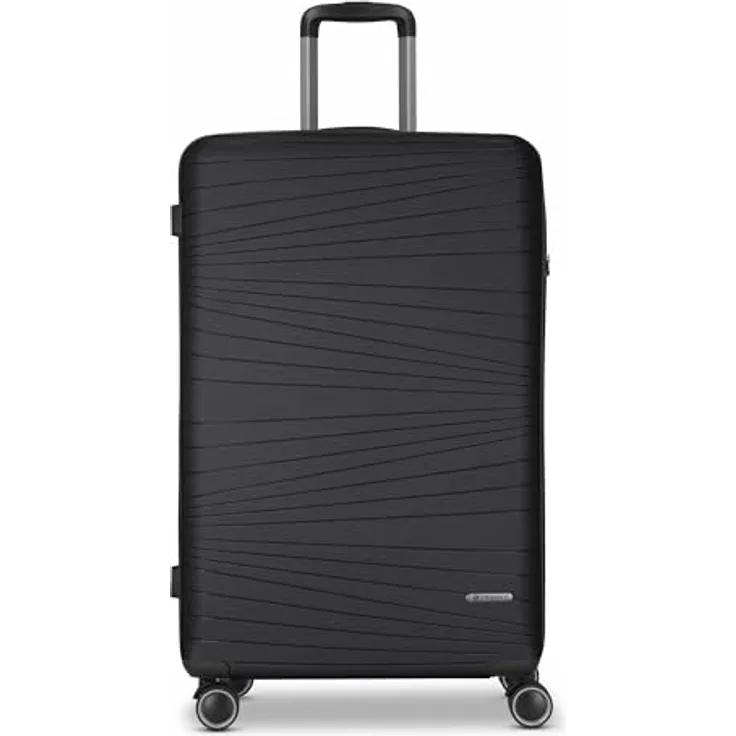Franky Dallas 3.0 Hartschalen-Trolley mit 4 Rollen 75cm | Ausgestattet mit TSA-Schloss, Leicht | Carry on Luggage für Männer-Frauen - Ideal für Flug-Geschäftsreisen