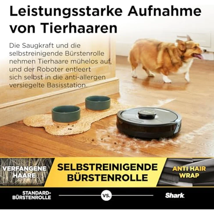 Shark Mtrix Plus Wischroboter Shark RV2620WAEU 2-in-1 Saug- und Wischroboter, Ohne Beutel, Abnehmbare Bürste – Bild 12