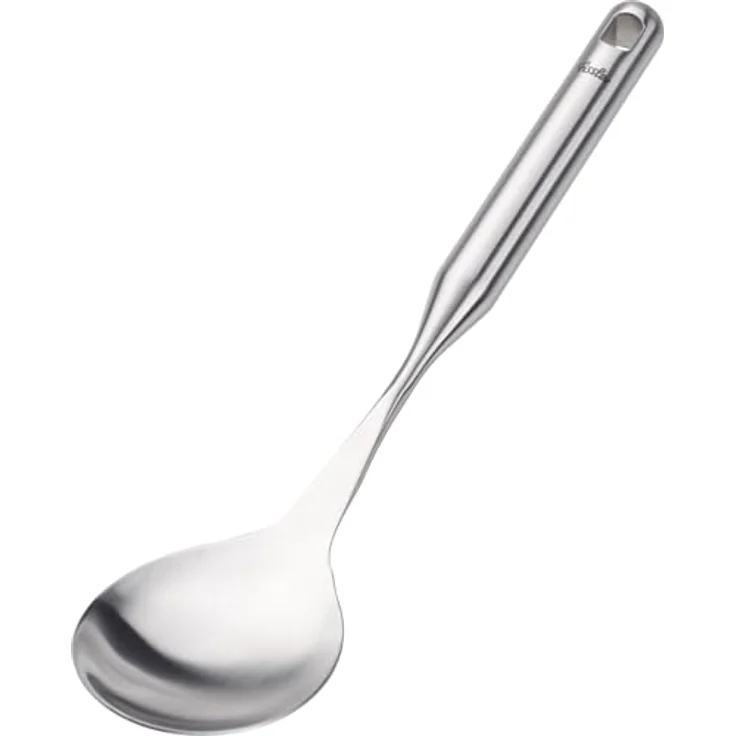 Fissler Essential Edelstahl-Reislöffel (32 cm), großer Servierlöffel mit Aufhänge-Öse, spülmaschinengeeignet, hitzebeständig und ergonomischer Griff – Bild 1