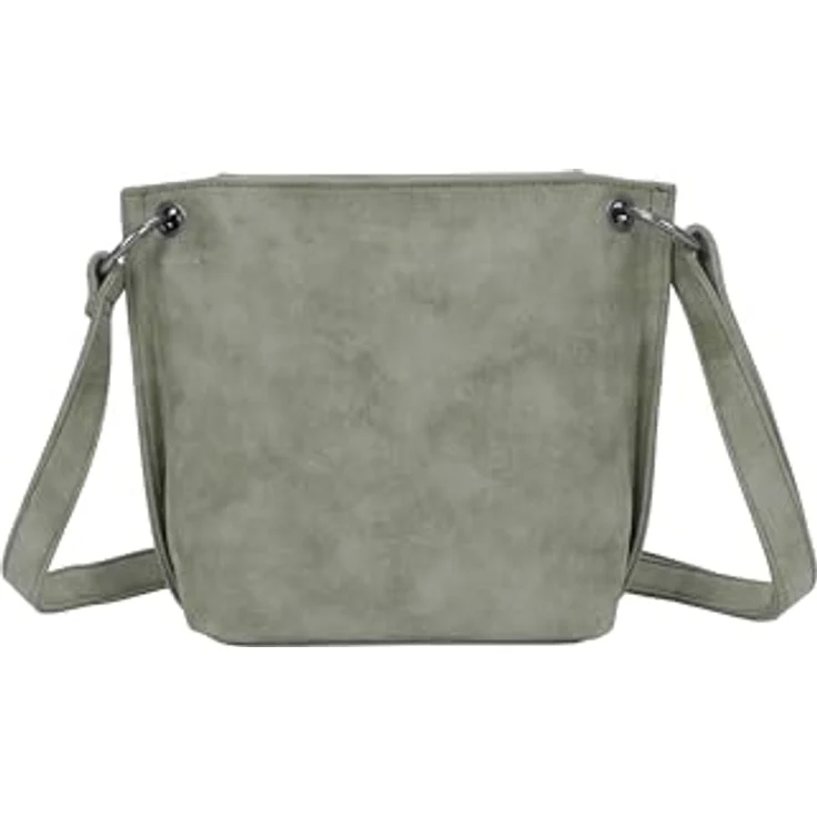 Fritzi aus Preußen Fritzi03N Vintage Umhängetasche 22.5 cm, praktische Handtasche im Stil von Vintage, Grün – Bild 2
