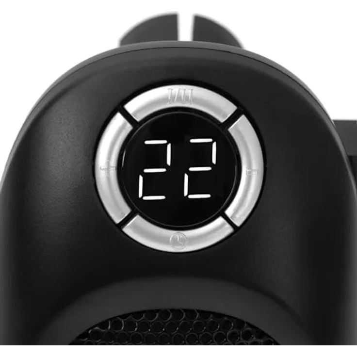 Adler Thermofan - Easy Heater AD 7726 Ceramic 400 W Number of power levels 2 Suitable for rooms up to 32 m² Black, Konvektor – Bild 4